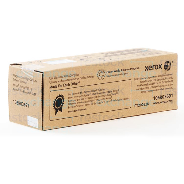 Xerox 106R03691 6510 Extra H/C Magenta Toner Cartridge