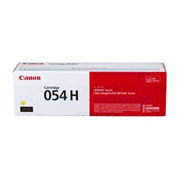 Canon Cartridge 054H High Yield Yellow Toner