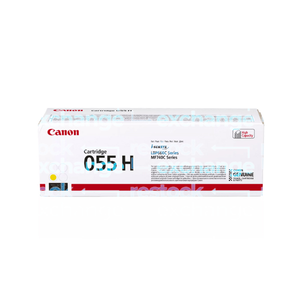 Canon Cartridge 055H High Yield Yellow Toner