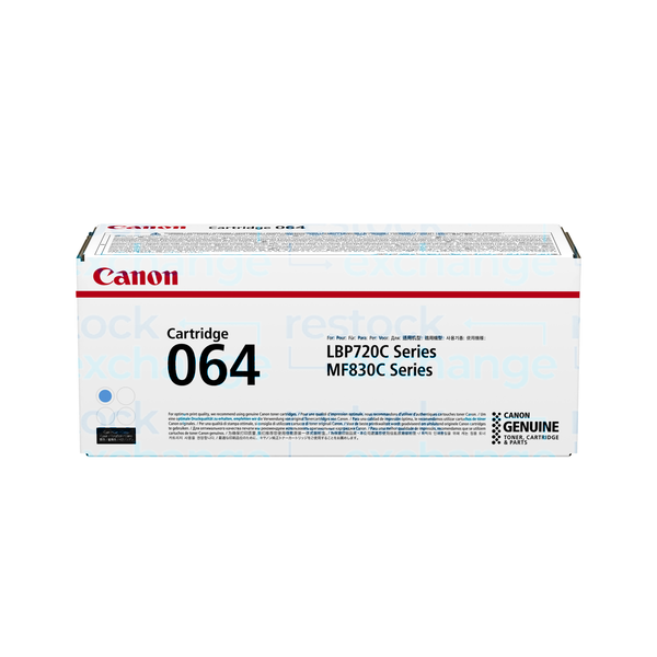Canon Cartridge 064 Cyan Toner
