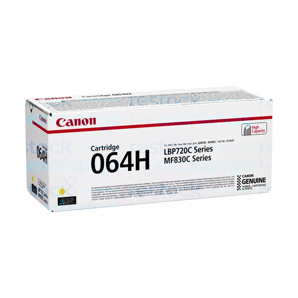 Canon Cartridge 064H High Yield Yellow Toner