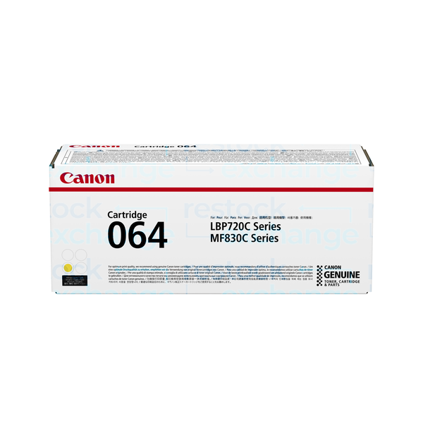 Canon Cartridge 064 Yellow Toner