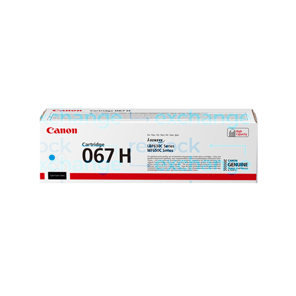 Canon Cartridge 067H High Yield Cyan Toner