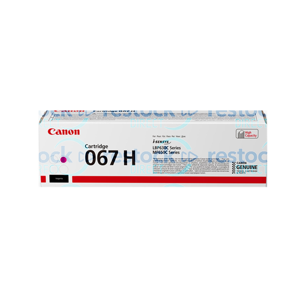 Canon Cartridge 067H High Yield Magenta Toner