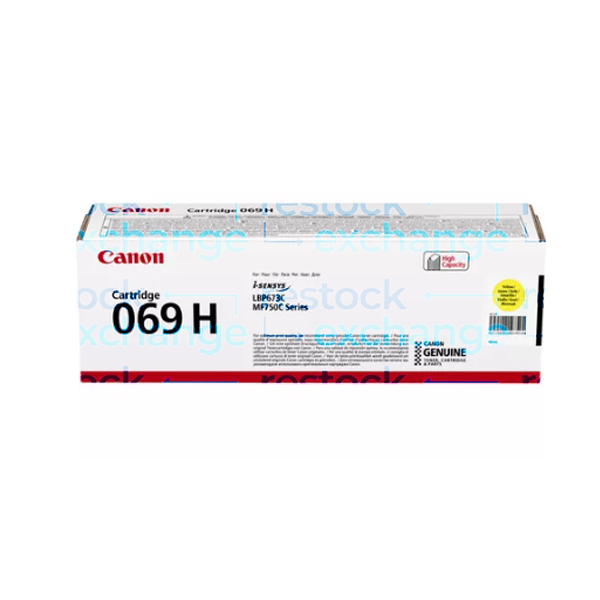Canon Cartridge 069H High Yield Yellow Toner