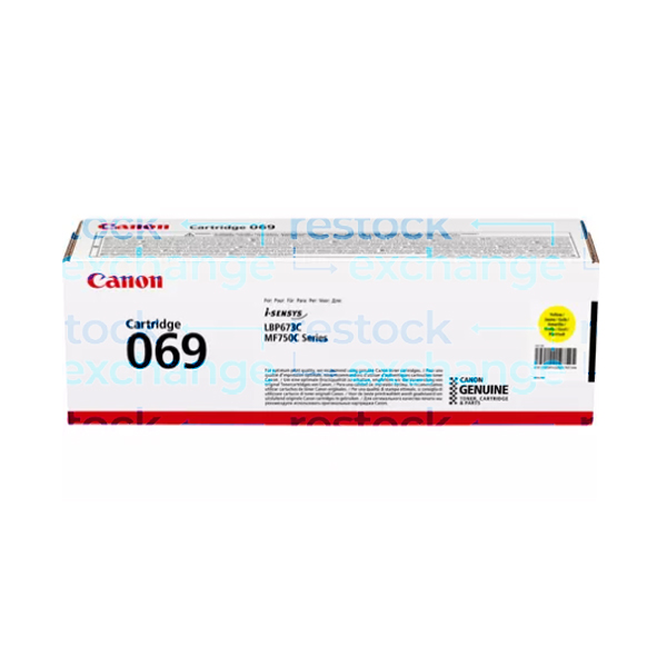 Canon Cartridge 069 Yellow Toner