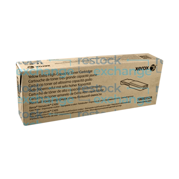 Xerox 106R03529 C400 Extra H/C Yellow Toner Cartridge