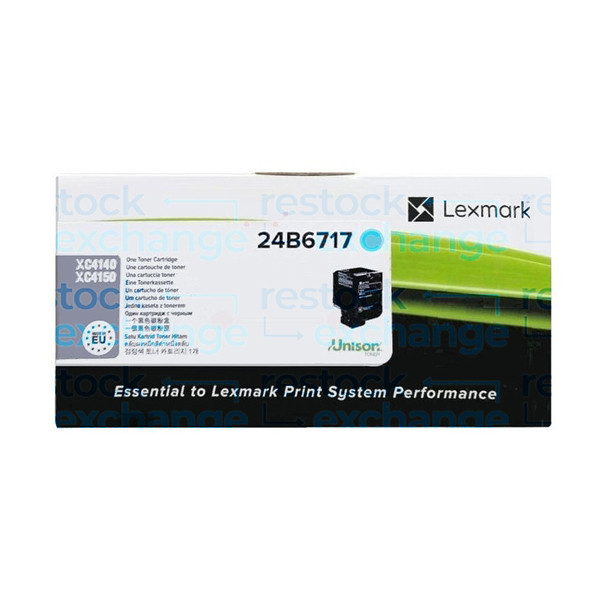 Lexmark 24B6717 Cyan Toner Cartridge
