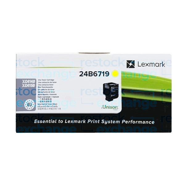 Lexmark 24B6719 Yellow Toner Cartridge