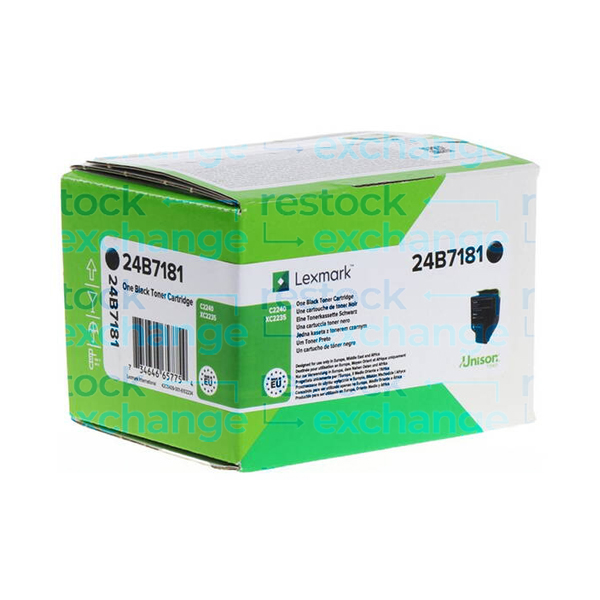 Lexmark 24B7181 Black Toner Cartridge