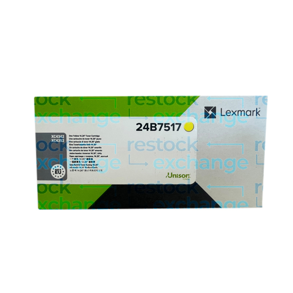 Lexmark 24B7517 Yellow Toner Cartridge