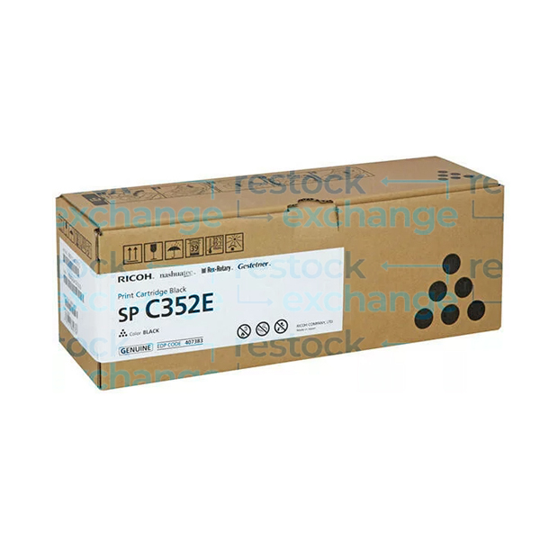 Ricoh 407383 SP C352E Print Cartridge Black
