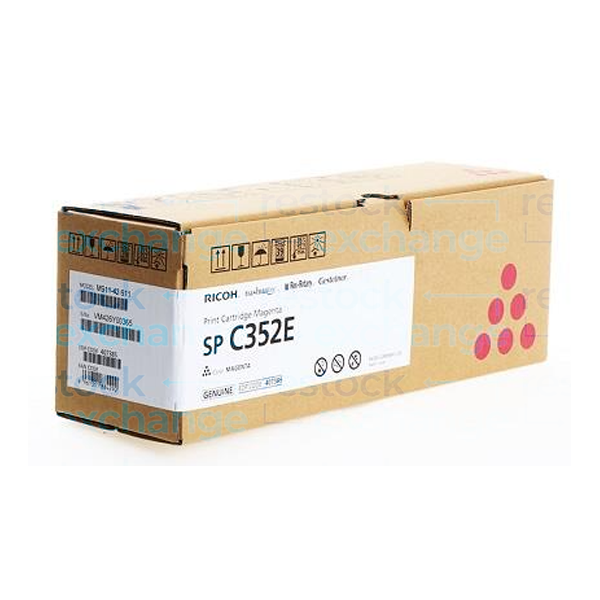 Ricoh 407385 SP C352E Print Cartridge Magenta