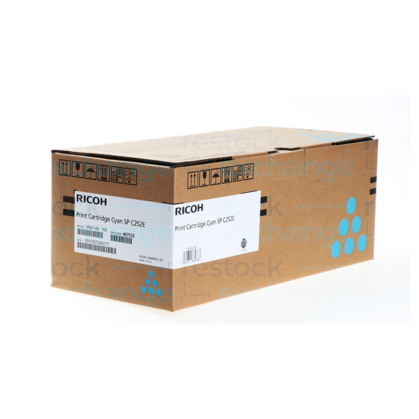 Ricoh 407532 SP C252E Print Cartridge Cyan
