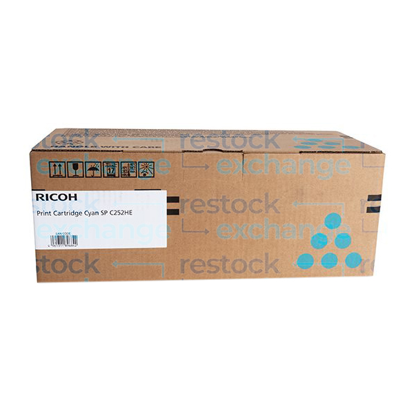 Ricoh 407717 SP C252HE Print Cartridge Cyan