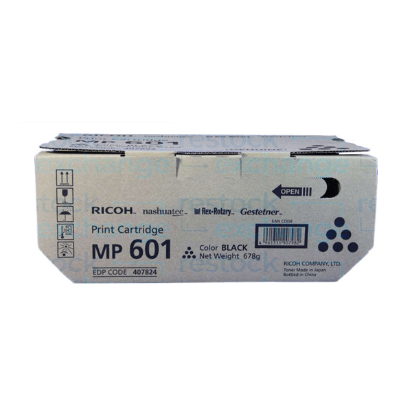 Ricoh 407824 MP 601 Print Cartridge Black
