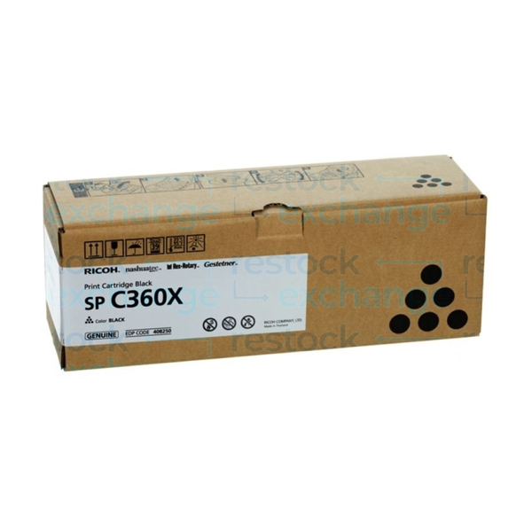 Ricoh 408250 SP C360X Print Cartridge Black