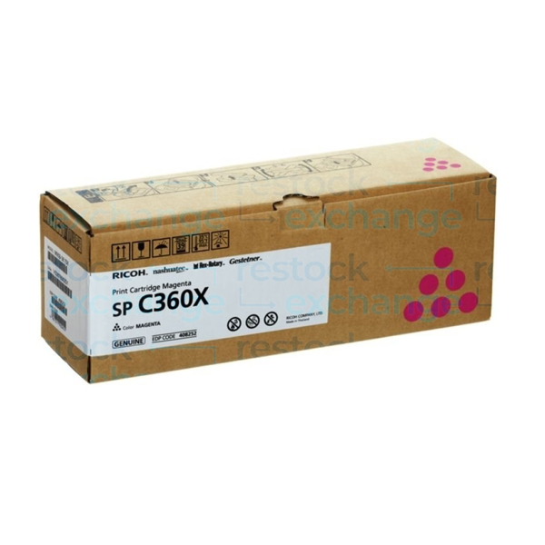 Ricoh 408252 SP C360X Print Cartridge Magenta