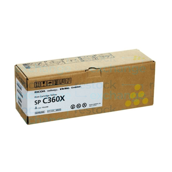 Ricoh 408253 SP C360X Print Cartridge Yellow