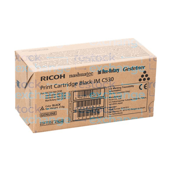 Ricoh 418240 IM C530 Print Cartridge Black