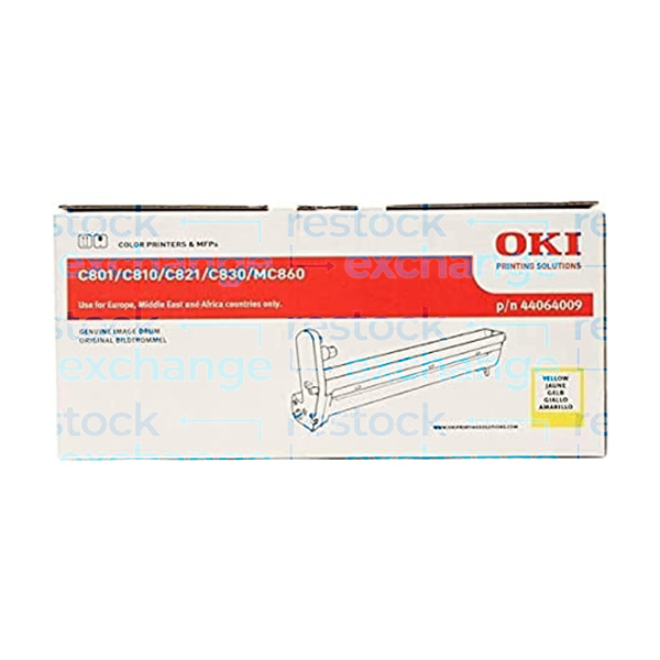 Oki 44064009 C801/C810 Yellow Image Drum