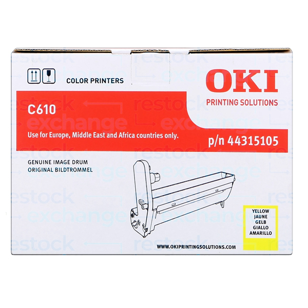 Oki 44315105 C610 Yellow Image Drum