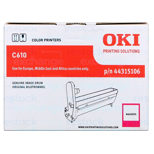 Oki 44315106 C610 Magenta Image Drum