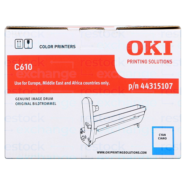 Oki 44315107 C610 Cyan Image Drum