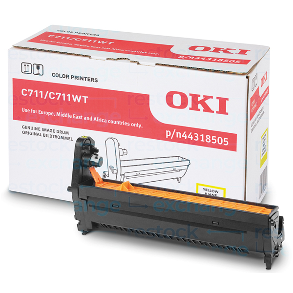 Oki 44318505 C711 Yellow Image Drum