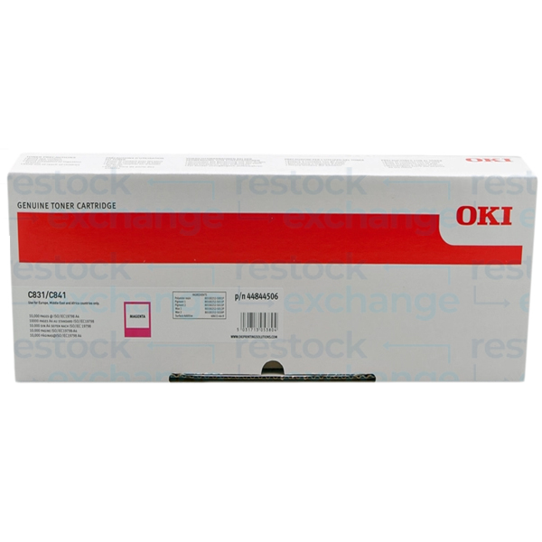 Oki 44844506 C831/C841 Magenta Toner Cartridge