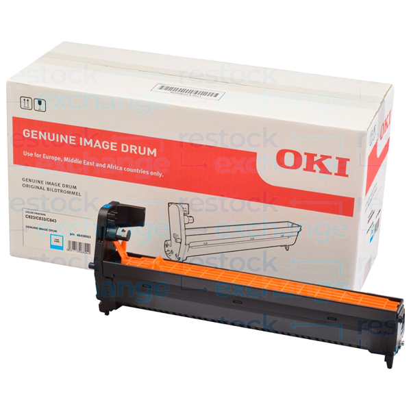 Oki 46438003 C823 Cyan Image Drum