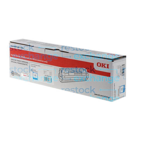 Oki 46443103 C833 H/C Cyan Toner Cartridge