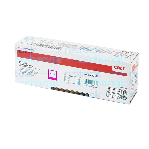 Oki 46490402 C532 Magenta Toner Cartridge