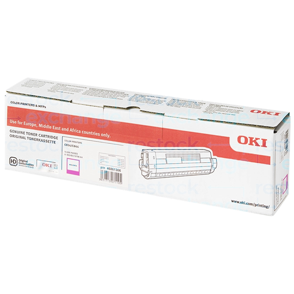 Oki 46861306 C834/C844 H/C Magenta Toner Cartridge