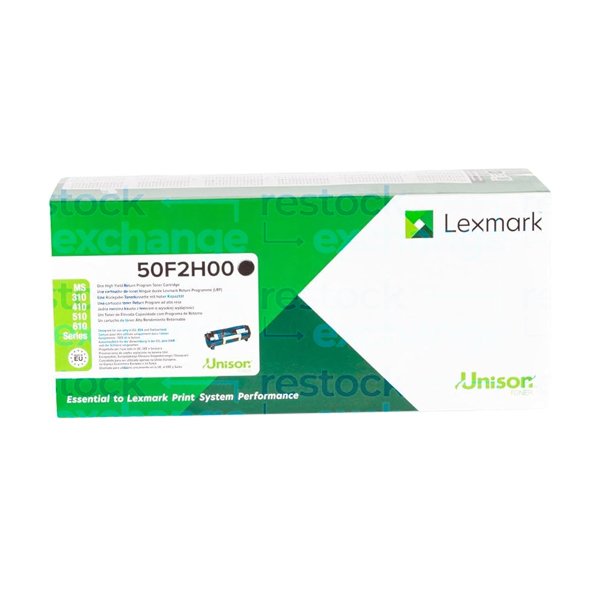 Lexmark 50F2H00 502H H/Y Black Toner Cartridge