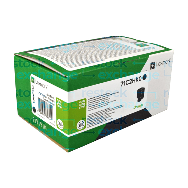 Lexmark 71C2HK0 H/Y Black Toner Cartridge