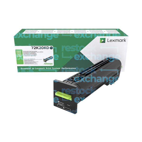 Lexmark 72K20K0 Black Toner Cartridge