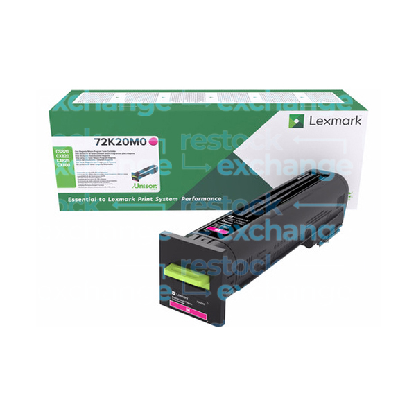 Lexmark 72K20M0 Magenta Toner Cartridge