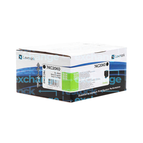 Lexmark 74C20K0 Black Toner Cartridge