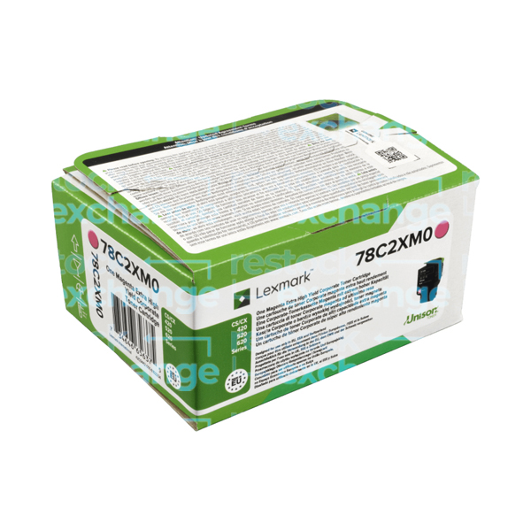 Lexmark 78C2XM0 Extra H/Y Magenta Toner Cartridge