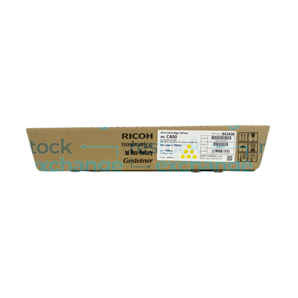 Ricoh 842608 IM C400 Print Cartridge Yellow