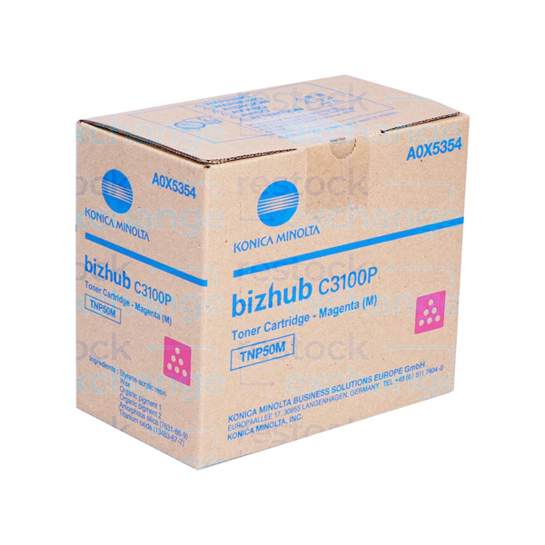 Konica Minolta TNP50M Toner Cartridge - Magenta A0X5354