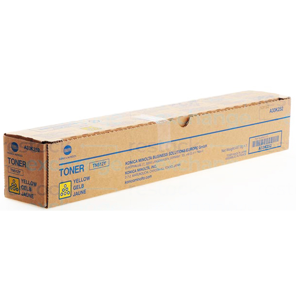 Konica Minolta TN512Y Yellow Toner A33K252