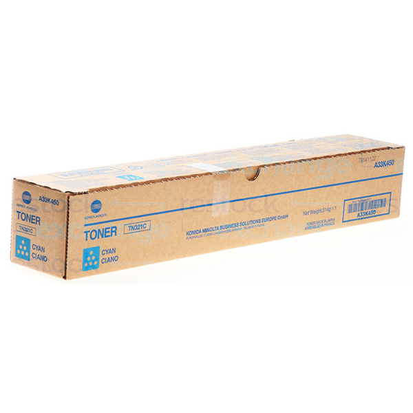 Konica Minolta TN321Y Yellow Toner A33K450