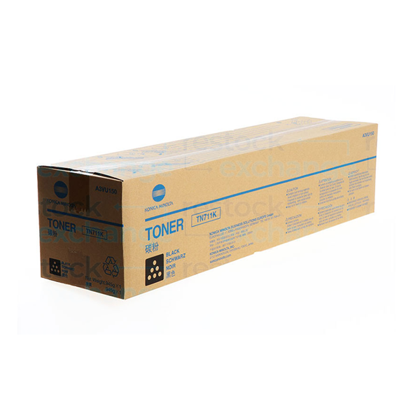 Konica Minolta TN711K Black Toner - A3VU150