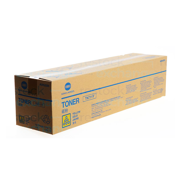 Konica Minolta TN711Y Yellow Toner - A3VU250