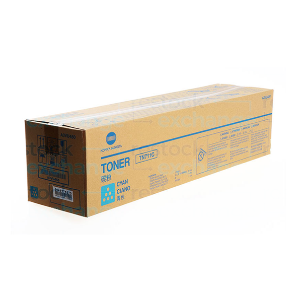 Konica Minolta TN711C Cyan Toner - A3VU450