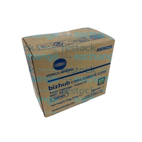 Konica Minolta TNP49Y Toner Cartridge - Yellow A95W250