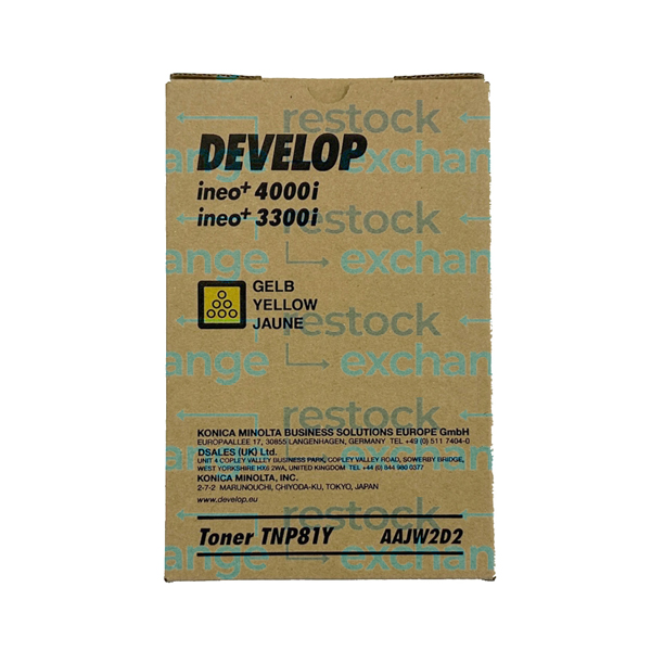 Develop Toner TNP81Y Yellow AAJW2D2