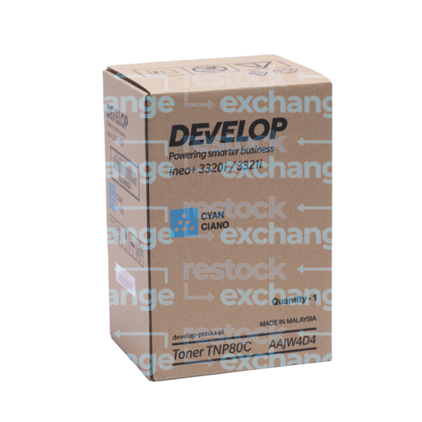 Develop Toner TNP80C Cyan AAJW4D4